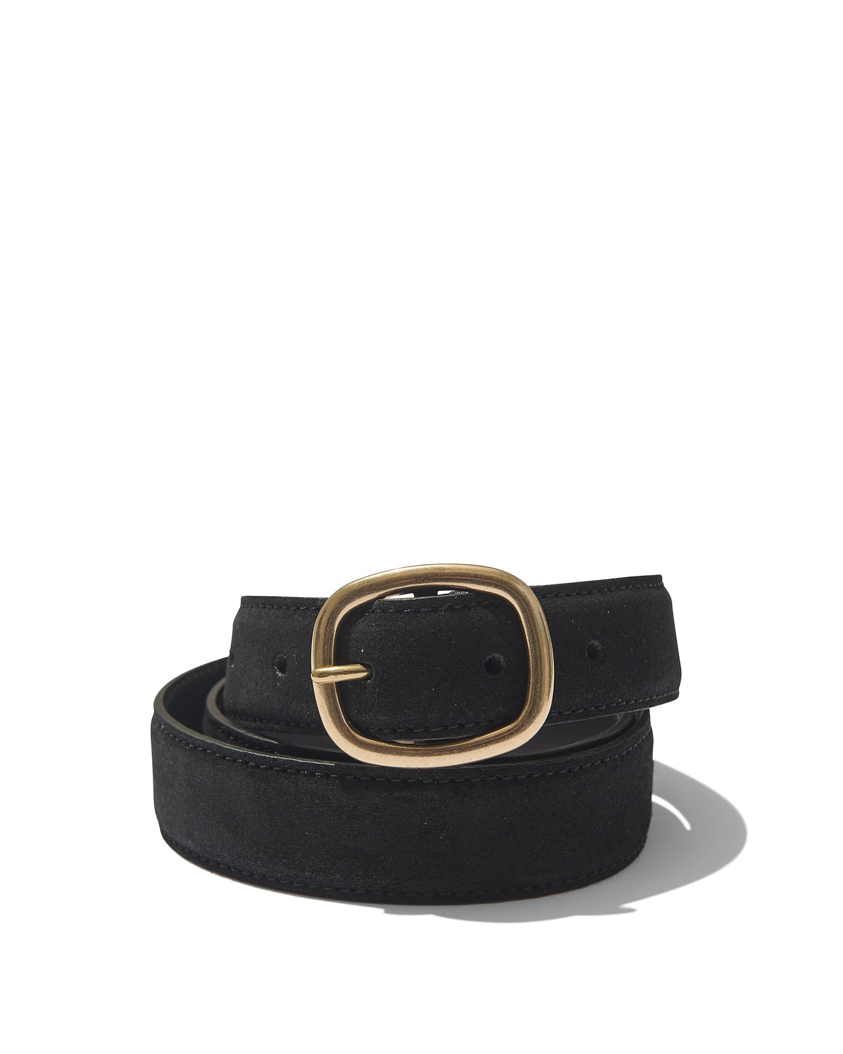 Ellington Belt in Black Suede