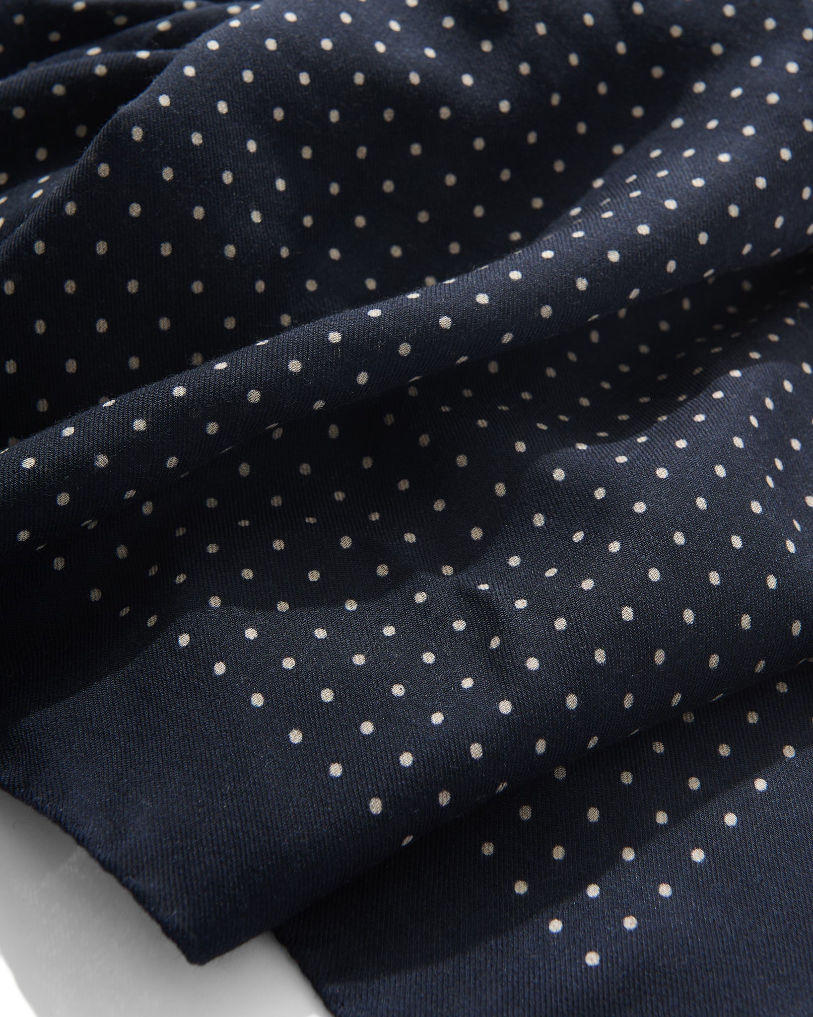 Big Square in Navy Dot