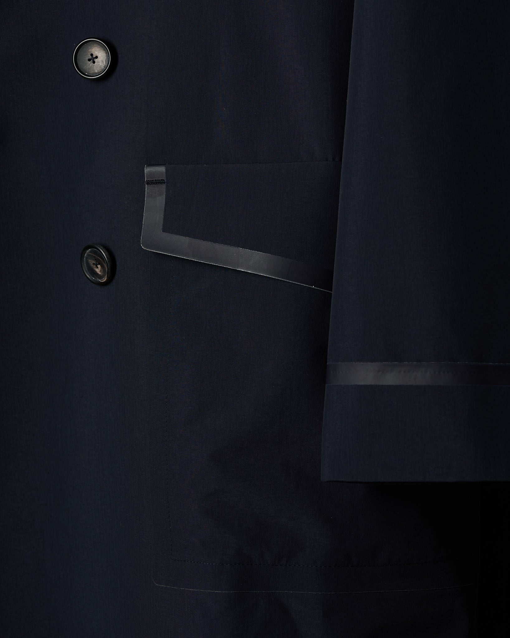 Storm Coat in Deep Navy