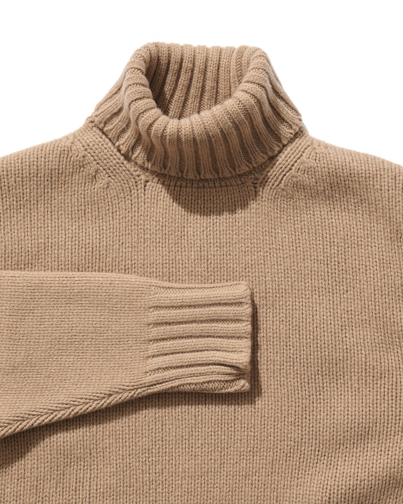 Explorer's Roll Neck in Camel