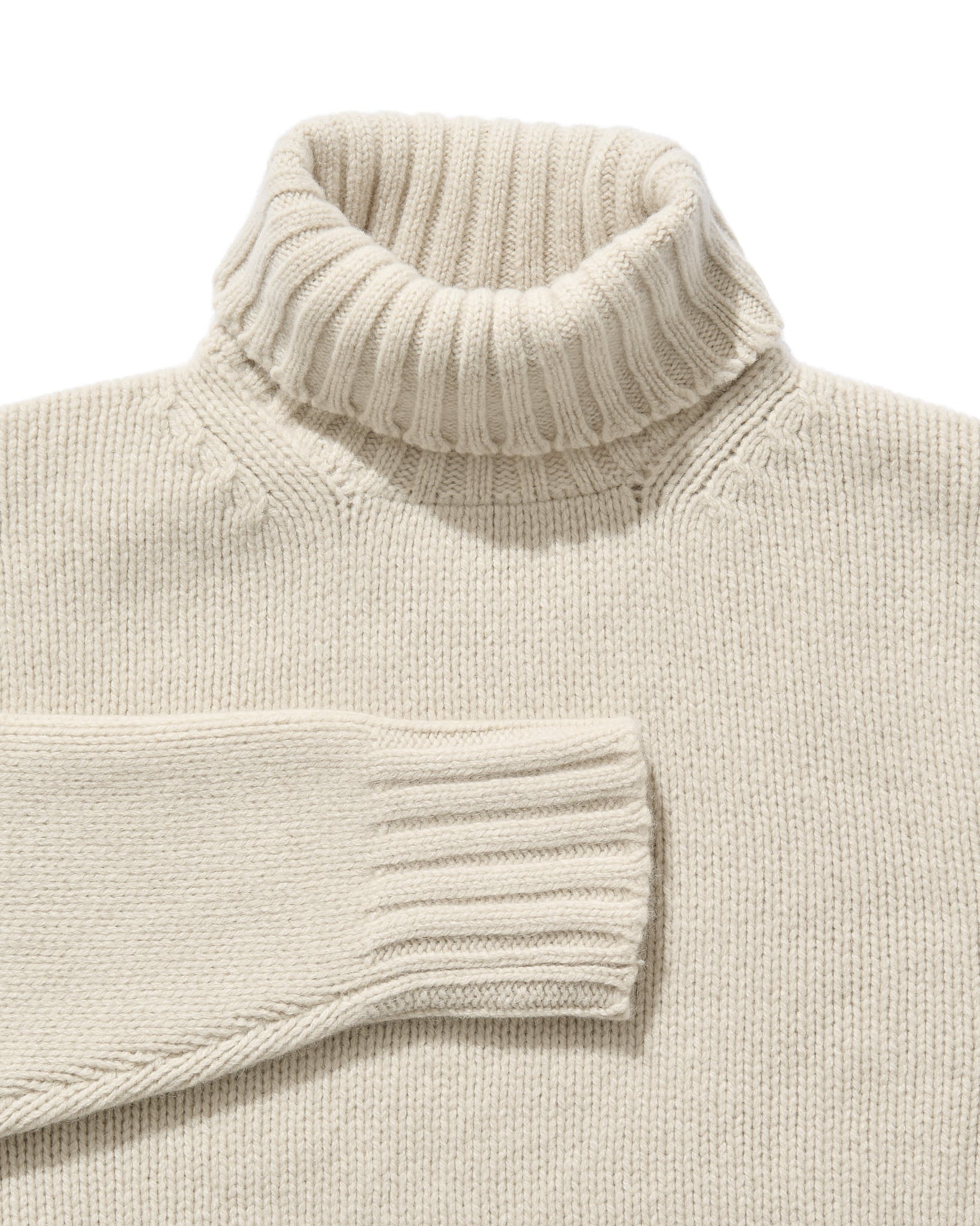 Explorer's Roll Neck in Vellum