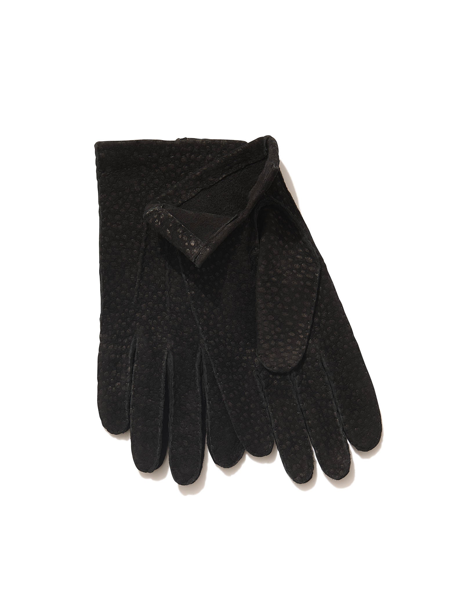 Unlined Carpincho Gloves in Black